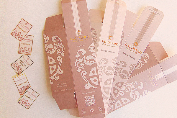 Galimard Parfumeur Packaging